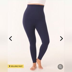 Shapermint Empetua NWT Navy Blue High Waisted Tummy Slimming Shaper Leggings